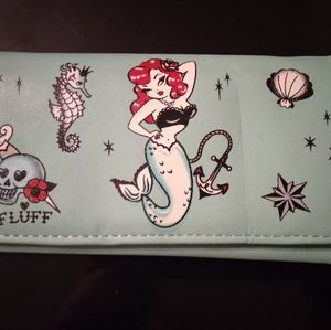 Molly mermaid fluff brand wallet